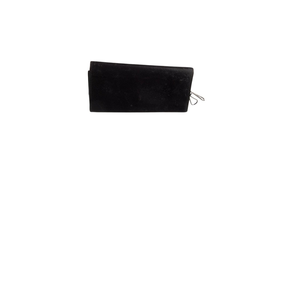 Prada Nero Black Tessuto Nylon 6 Key Holder Women OS Good Logo Plaque - Picture 3 of 4